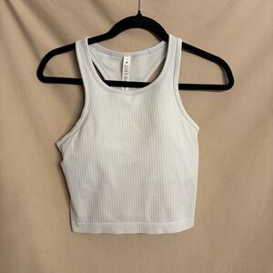 lululemon athletica Ebb to Street Cropped Racerback Tank Top
Starch Blue